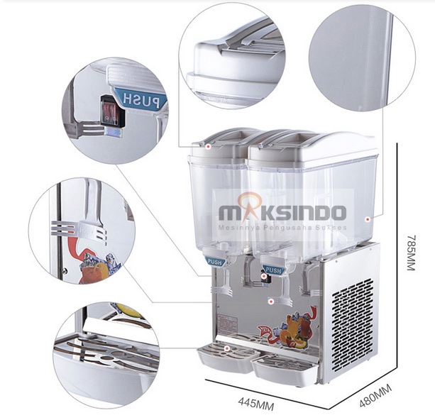 Juice-Dispenser-2-Tabung-(17 Liter)-ADK17x2-2