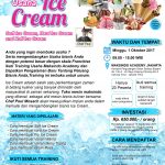 Training Usaha Ice Cream, 1 Oktober 2017