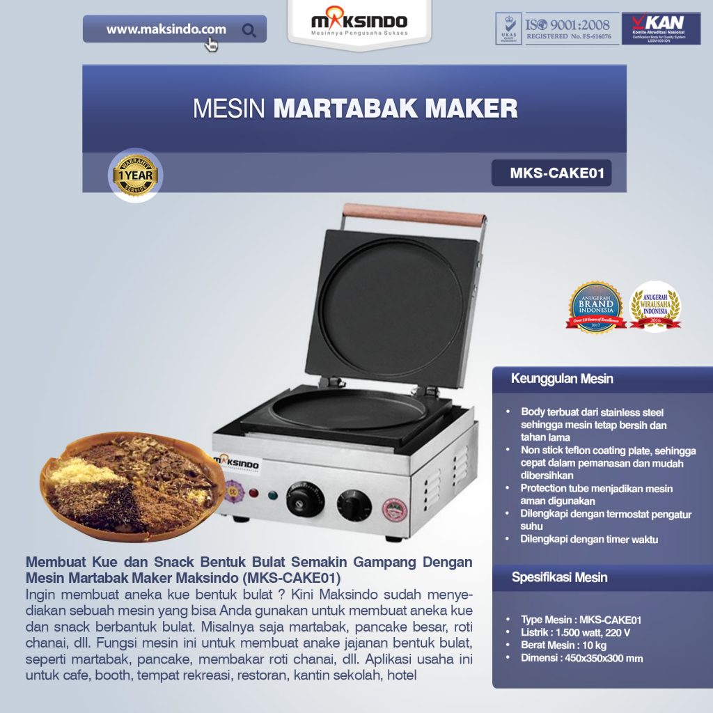 Mesin Martabak Maker (CAKE01)