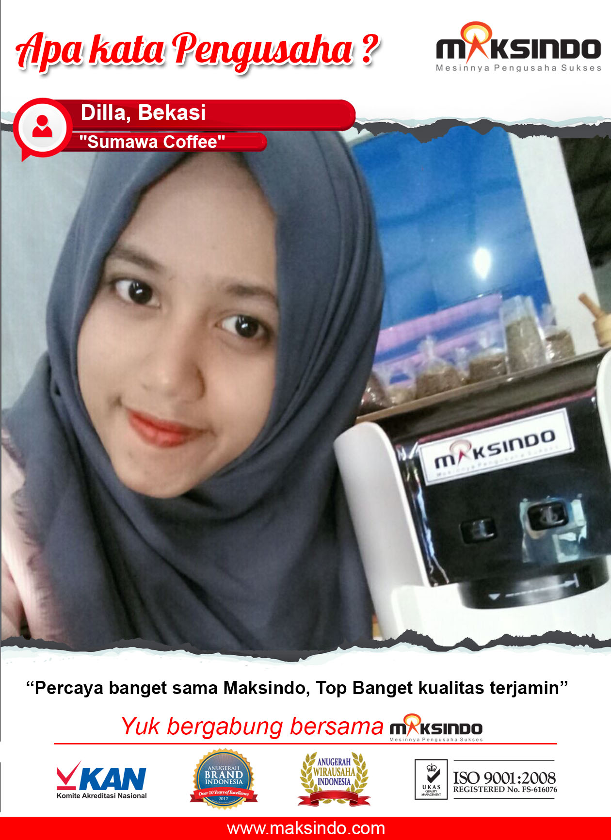 Sumawa Coffe : Kualitas Terjamin Dengan Mesin Kopi Espresso Maksindo