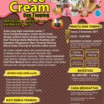 Training Usaha Ice Cream dan Topping, 09 Desember 2017