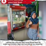 Arena Main Fitrah : Pop Corn Menjadi Laris Manis