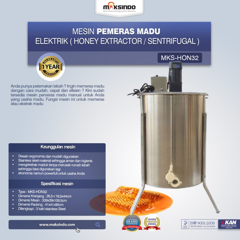 Mesin Pemeras Madu Elektrik HON32