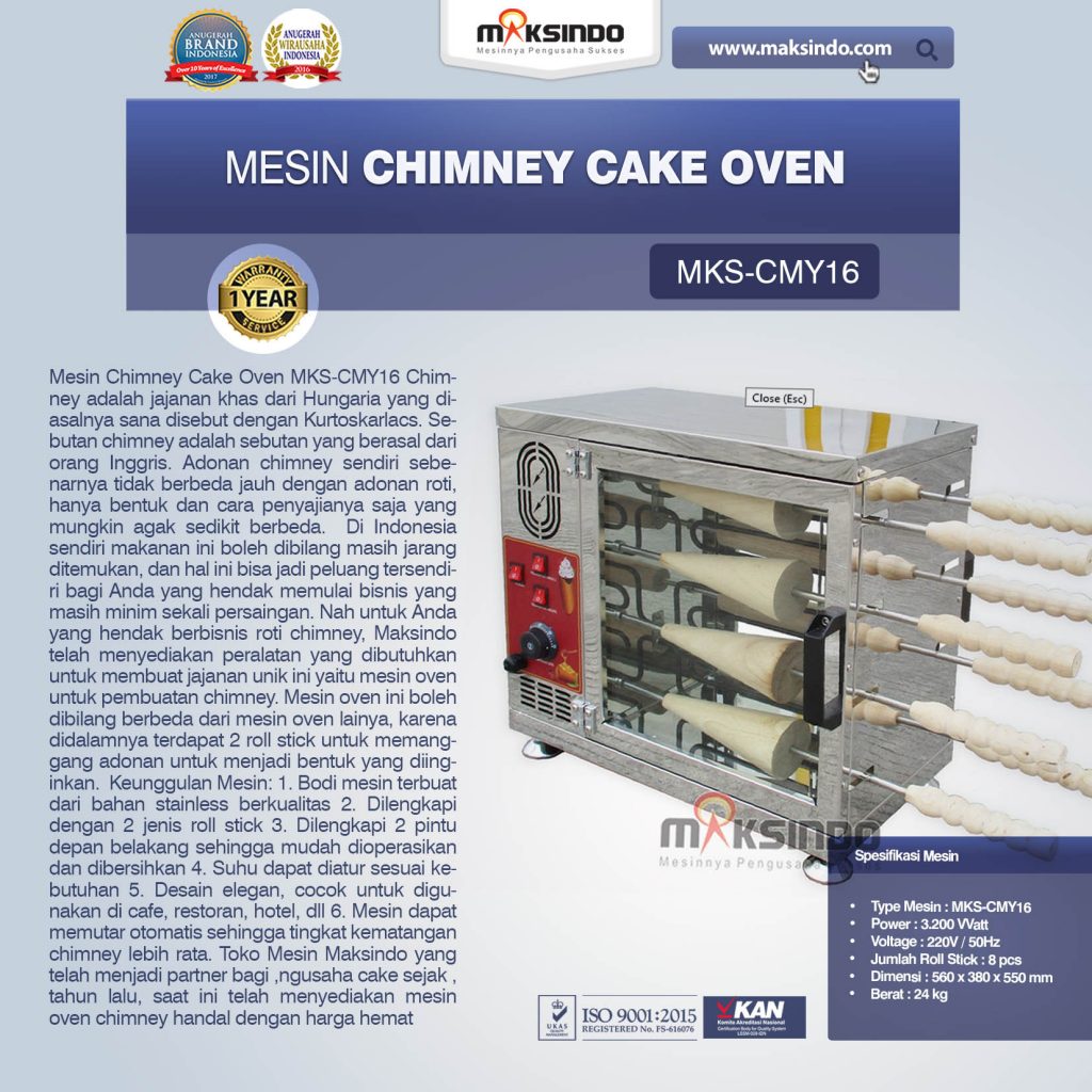 Mesin Chimney Cake Oven MKS-CMY16
