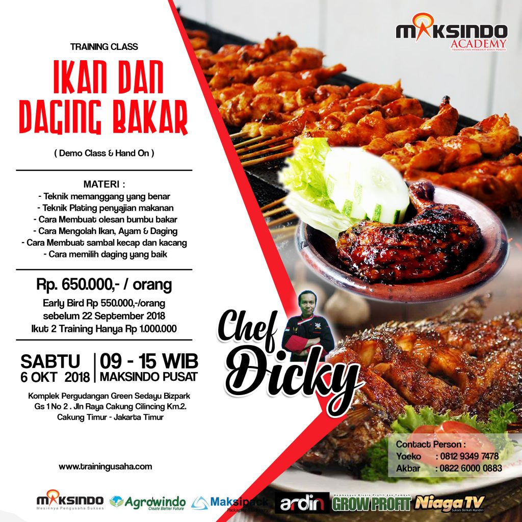 ikan dan daging bakar oktober