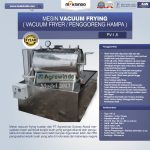 Jual Mesin Vacuum Frying Kapasitas 1.5 kg di Tangerang