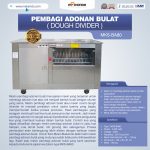 Jual Pembagi Adonan Bulat (Dough Divider) MKS-BA80 di Tangerang