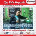 Arrive Ice Cream : Usaha Saya Makin Lancar Dengan Mesin Soft Ice Cream Maksindo Arrive Ice Cream : Usaha Saya Makin Lancar Dengan Mesin Soft Ice Cream Maksindo